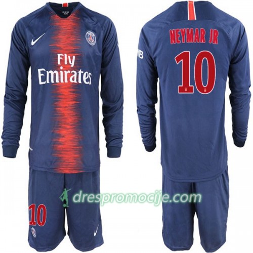 Paris Saint-Germain Dres Neymar JR 10 Dječji Domaći 2018/19 Dugim Rukavima Paris Saint-Germain Dres Neymar JR 10 Dječji Domaći 2018/19 Dugim Rukavima